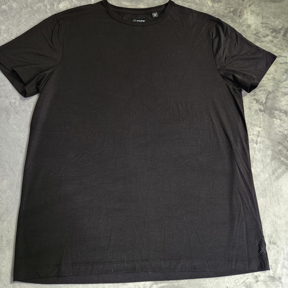Cuts Clothing Men's Pyca Pro Crew Tee Black Size Large Short Sleeve Shirt L